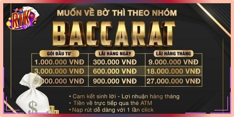 Khái niệm nhóm kéo Baccarat
