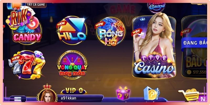 Tổng quan về cổng game Rikvip
